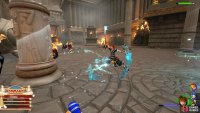 Water will douse the flames on the Flame Cores.