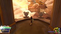 after climbing the first stairs, look under the second set for this chest.