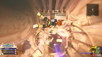 then drop back down to the first platform and smash through the box to reveal the next chest.