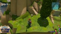 leap off the top and land on this ledge for another chest.