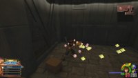Break the boxes here to reveal a chest