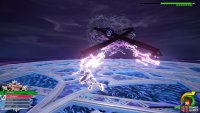 under half HP, he will retreat to the center and throw out Shadow Clones that can’t be blocked.