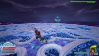 if you see his Keyblade spin like this, he’s healing himself.