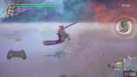Gerbera’s “dodge” maneuver can also push enemies away