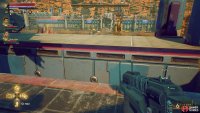 If you can’t be bothered to get the access code, jump over to the wall to bypass a sealed door.