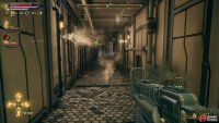 and navigate a hallway full of steam to bypass the locked door.