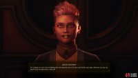 Celeste Jolicoeur will give you the quest “Makes Space Suits, Won’t Travel”