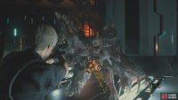 once he’s stunned for a short while, shoot the cluster of eyes on his chest to weaken him. 