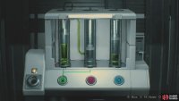 now place the medium tube’s solution into the large tube to give it the perfect amount.