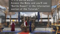 Talk to Cid after graduating and he’ll give you the Battle Meter