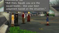 Get the debriefing for your first mission as a SeeD from Cid