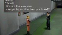 Unable to help herself, Quistis bothers you with yet another tutorial