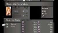 Follow her advice and junction Sleep magic onto a character’s Elemental Attack