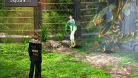 emanating from a woman being attacked by… a giant bug? 