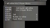 You can use Card Mod to refine Zell into three Hyper Wrists