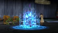 Fortunately you can draw and cast Esuna to restore a petrified character