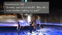 Travel down the elevator to witness the end of Cid’s chat with this Garden Master - it doesn’t go well