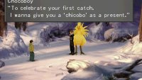 Catch your first chocobo and the Chocoboy will give you a chicobo