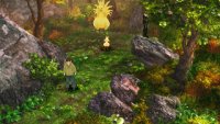 After luring out the chocobo, find the treasure with your ChocoSonar