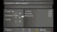 and check out what weapons you can craft for Irvine