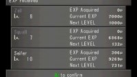 and fight battles with Zell and Squall KO’d so they get no EXP