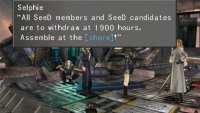 After you defeat Elvoret, Sephie will inform everybody of the withdrawl order