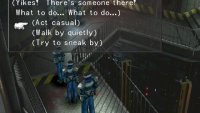 Pick the option to “walk by quietly” to avoid suspicion