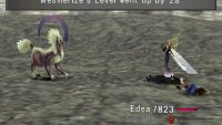 Use LV Up to boost the foes Edea fights