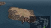Find Cactuar Island off the coast of the Kashkabald Desert