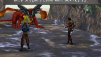 When you’ve drawn what magic you can from the Ruby Dragon, use LV Down to weaken it