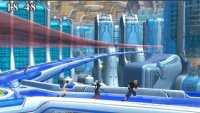 After leaving Odine’s lab you’ll have to run through the city to reach the various intercept points in a timely manner.