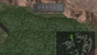 On the rock thrown at you you’ll find one of the Obel Lake clues.