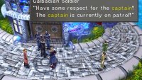 Talk to the soldiers by the hotel to learn the captain is on patrol