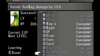 and have it learn abilities like SumMag +10% to boost its power