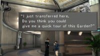 As you leave your classroom you’ll bump into a new transfer, who will ask you for a tour
