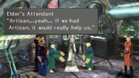 This quest requires a lot of running about, but some highlights include getting a request for the Artisan