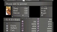 in turn allowing you to junction four spells to Status Defense.
