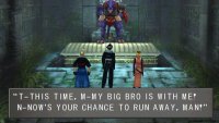 When you reach the center of the tomb, Sacred will threaten to sic his big brother on you