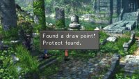 Inside the tomb entrance area you’ll find a Protect draw point