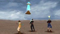 You’ll spot the UFO at various locations, including at Kashkabald Desert