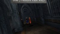 and use it on a hard-to-see door in a hallway along the left side of the castle.