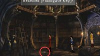 Once the female party has been raised on the left elevator, grab the Floodgate Gate from a nearby room.