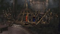 then your primary party can safely traverse the chandelier