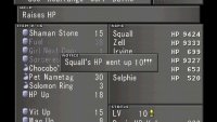 And each HP up will increase a character’s max HP by 10.