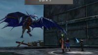 Tiamat’s only attack is Dark Flare, which is deployed after the name fills the action bar at the top of the screen.