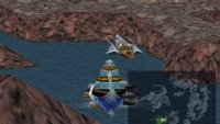 You’ll find the White SeeD ship in a sheltered Islet.