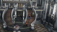 For finding all vase pieces, the man in the mansion will give you a Holy Stone.