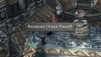 Find the first vase piece by examining a suit of armor with Quistis or Irvine are in your party