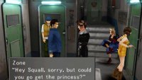 After which Squall will be offended by being given a menial task