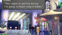 After sniping your MiniMog card, the Queen of Cards will leave Balamb - make sure she heads to Dollet.